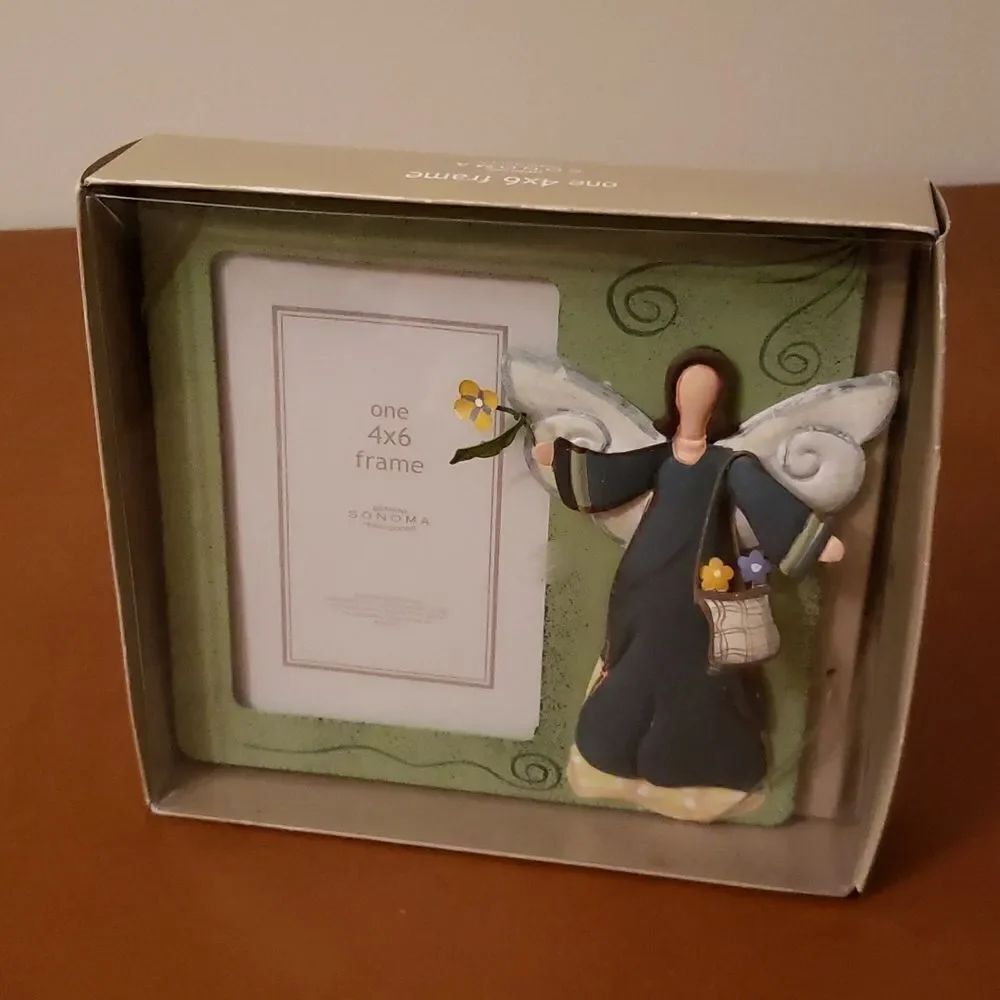 NIB Kohl's Sonoma Home Goods Angel Picture Frame 4" x 6"